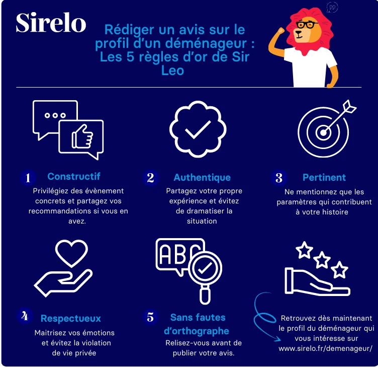 infographic conseils pour écrire un avis de qualité